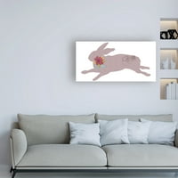 סימן מסחרי אמנות 'ארנבות יוטה סמל 3' אמנות קנבס מאת הולי קונגר
