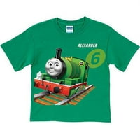 חולצת טריקו של תומאס וחברים בהתאמה אישית פרסי ירוק פעוטות
