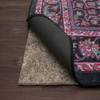 מוהוק בית מנסרתי שננדואה דמדומים דיוק מודפס אזור שטיח, 5 '8', אפור & סגול