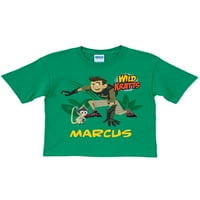 Kratts Wild Wild המותאמים אישית כריס וחולצת טריקו ירוקה פעוטות