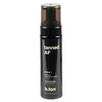 b.tan tanned AF... self-tan mousse & b.tan i don't want tan on my hands tanning mitt, washable + reusable