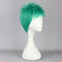 מציאות ייחודיות פאות שיער אנושיות לנשים גברת 12 פאות ירוקות עם כובע פאה שיער קצר