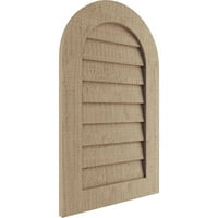 Ekena Millwork 40 W 42 H Timberthane Riverwood Round Top Top Fau Wood Non-Functural Gable Vent, Primed