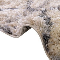 ייחודי נול סורג היגה שאג שטיח בז 'אפור 2' 7 8' 2 רץ סבכת מודרני מושלם עבור אמבטיה מסדרון בוץ חדר כביסה