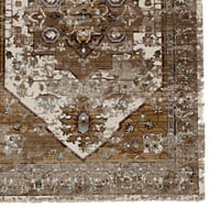 אוסף שטיחים של אשליות לינון, שנהב וזהב, 3 '5'