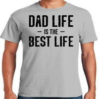 גרפיקה אמריקה אבא החיים הם החולצה הטובה ביותר של יום האב לחולצת טריקו לגברים של אבא