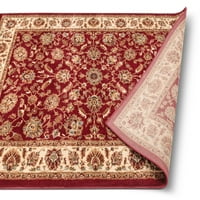 גם ארוג אורורה מזרחי עכשווי פרסית שטיחים באזור, אדום